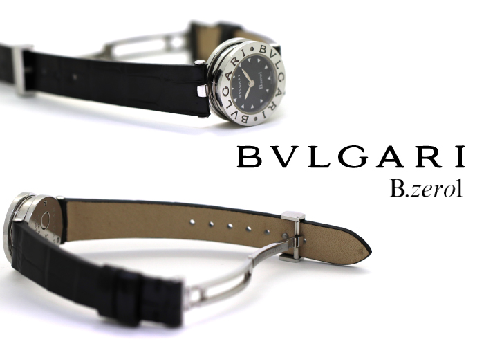 白金堂オリジナル クロコダイル　BVLGARI ブルガリ BZ22S/B-zoro1対応ベルト（B-zoro1/ビーゼロワン） H0000012