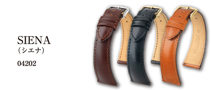 ヒルシュ HIRSCH 時計ベルト ジョージ ブルー ネイビー 20mmクイック