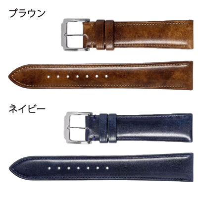 BAMBI バンビ ミュージアムカーフ 牛革 ZCA017 時計ベルト LEATER