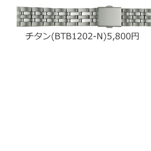 BAMBI メタル バンビ チタン BTB1202N 時計ベルト METAL／メタル